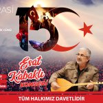 Esat Kabaklı konseri 15 Temmuz Hürriyet Meydanı'nda