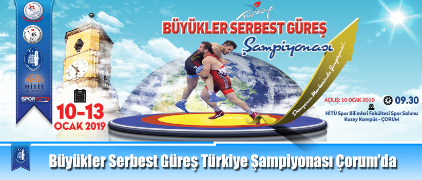 Büyükler Serbest Güreş Türkiye Şampiyonası Çorum’da