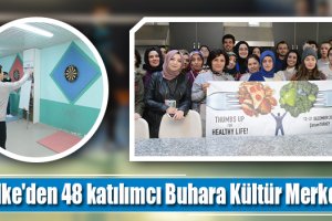 3 ülke'den 48 katılımcı Buhara Kültür Merkezi’ni gezdi