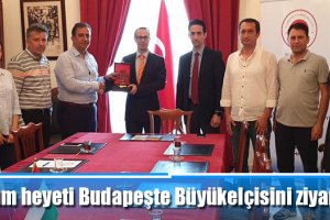 Çorum heyeti Budapeşte Büyükelçisini ziyaret etti