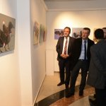 Ferahoğlu çiftinin resim sergisi açıldı
