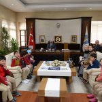 Öğrencilerden Başkan Gül’e ziyaret