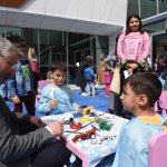 Başkan Aşgın çocuklarla bayramı kutladı
