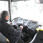 Otobüs şoför adayları ve meslek elemanları mülakata girdi