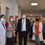 Yağbat’tan sağlık çalışanları ve hastalara ziyaret