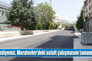 Belediyemiz, Muratevler’deki asfalt çalışmasını tamamladı