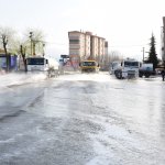 Pazartesi pazarı baştan sona yıkandı, dezenfekte edildi