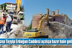 Recep Tayyip Erdoğan Caddesi açılışa hazır hale geliyor, açılış 30 Ağustos'ta