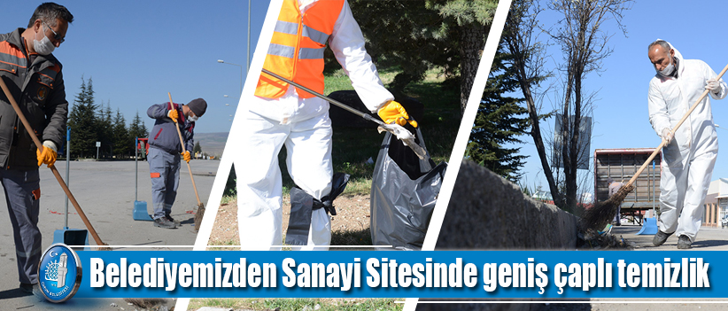 Belediyemizden Sanayi Sitesinde geniş çaplı temizlik