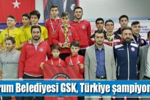 Çorum Belediyesi GSK, Türkiye şampiyonu oldu