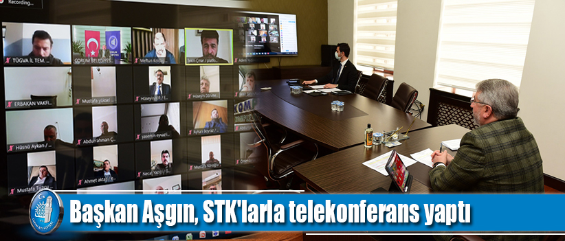 Başkan Aşgın, STK'larla telekonferans yaptı