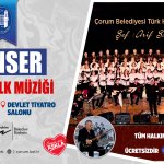 Belediyemizden Türk Halk Müziği konseri