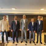 Yağbat, Türkiye Voleybol Federasyon Başkanı Üstündağ’ı ziyaret etti