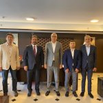 Yağbat, Türkiye Voleybol Federasyon Başkanı Üstündağ’ı ziyaret etti