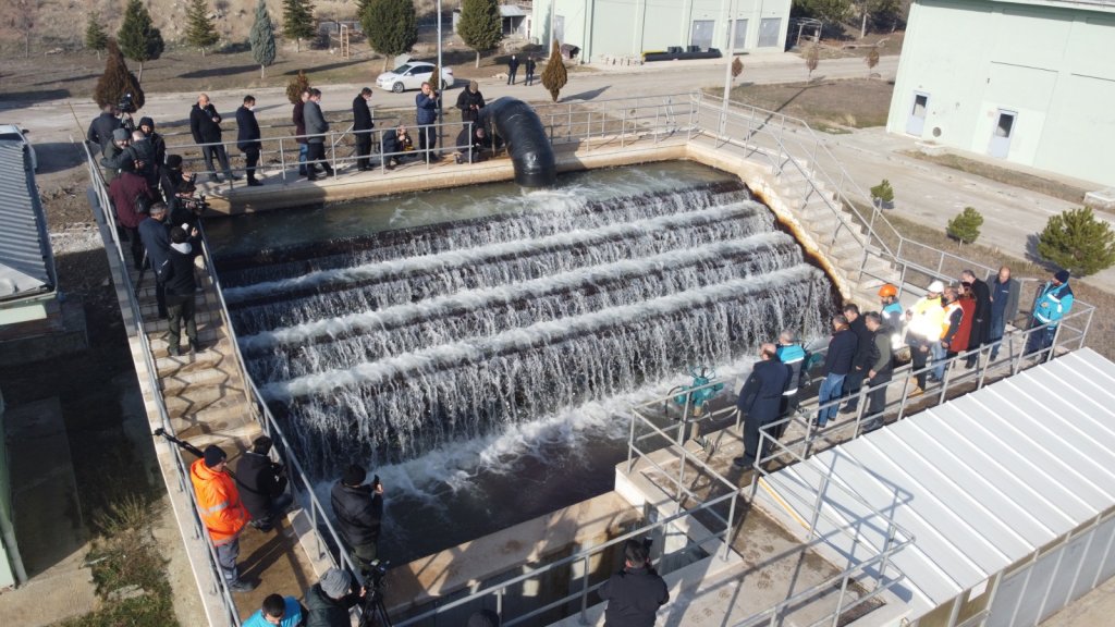 Koçhisar Barajı'nın suyu arıtma tesisine ulaştı