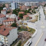 Belediyemiz, Azerbaycan Caddesinde yıkım yaptı