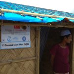 Çorum Belediyesi’nden Arakanlı mültecilere bambu ev