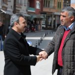 Başkan Külcü, Kunduzhan Caddesi esnafını ziyaret etti