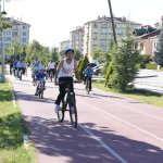 Belediye’den bisikletli çocuklar etkinliği
