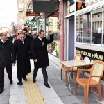 Başkan Külcü, Fatih Caddesi esnafını ziyaret etti