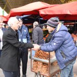 Başkan Gül pazar alışverişinde