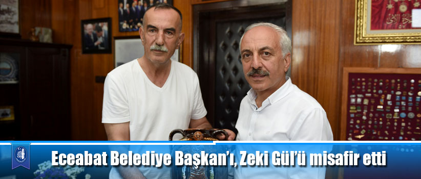Eceabat Belediye Başkan’ı, Zeki Gül’ü misafir etti