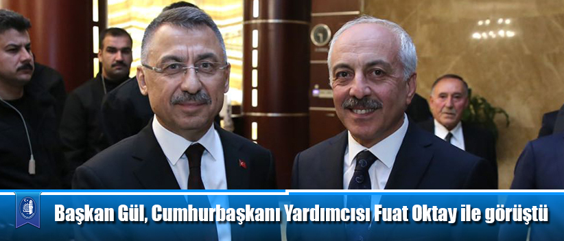Başkan Gül, Cumhurbaşkanı Yardımcısı Fuat Oktay ile görüştü