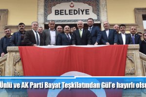 Başkan Ünlü ve AK Parti Bayat Teşkilatından Gül’e hayırlı olsun ziyareti