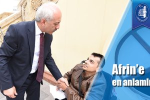 Afrin’e en anlamlı bağış
