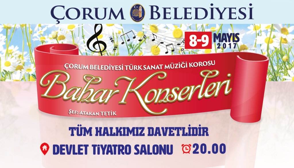 Belediye TSM Korosu'ndan Bahar Konseri