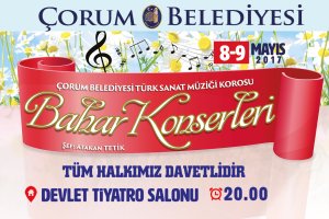 Belediye TSM Korosu'ndan Bahar Konseri