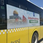 Belediyeden Filistine’e destek mesajı 