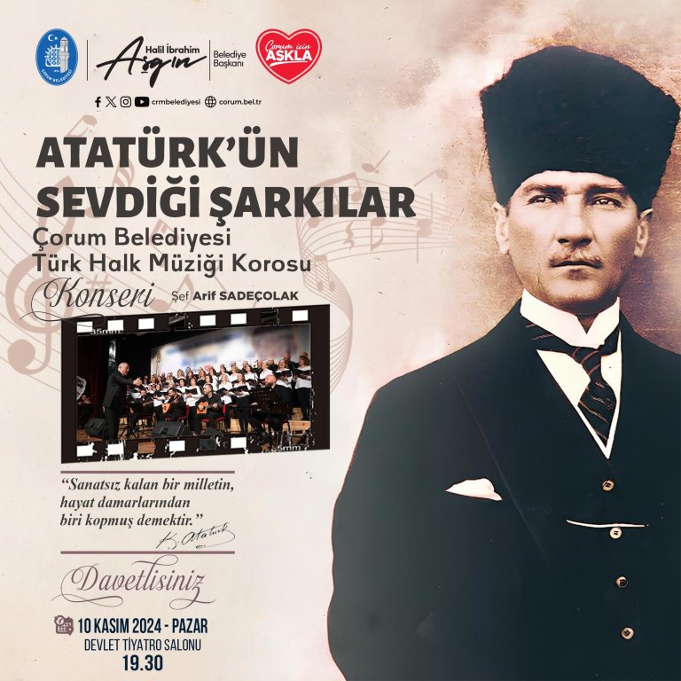 Atatürk'ün Sevdiği Türküler Konseri