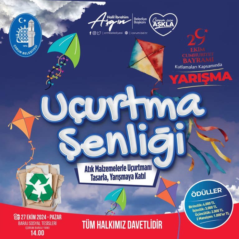 Uçurtma Şenliği - Ödüllü Uçurtma Tasarım Yarışması